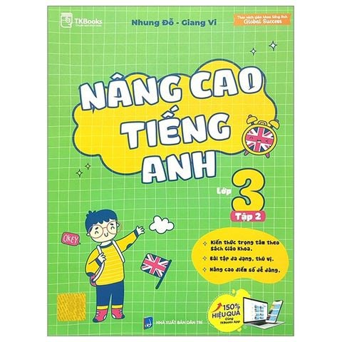  Combo 2 Quyển Bài Tập Bổ Trợ Nâng Cao Tiếng Anh Lớp 3 (Tập 1 + 2) 