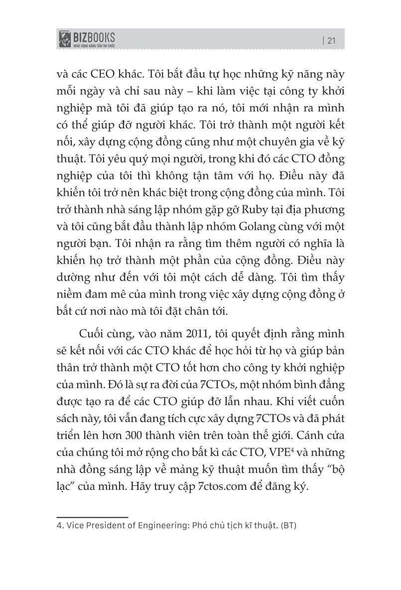 Bản Lĩnh CTO: Kế Hoạch 100 Ngày Trở Thành Giám Đốc Công Nghệ Xuất Sắc