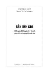 Bản Lĩnh CTO: Kế Hoạch 100 Ngày Trở Thành Giám Đốc Công Nghệ Xuất Sắc
