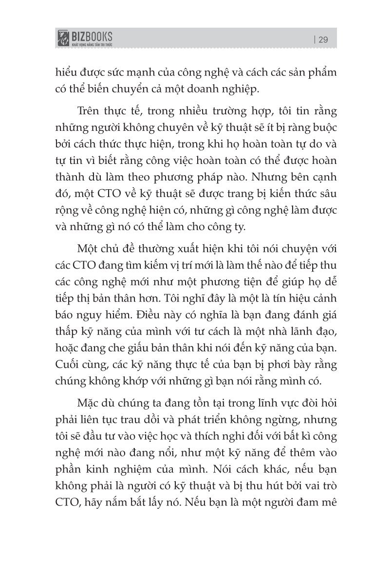 Bản Lĩnh CTO: Kế Hoạch 100 Ngày Trở Thành Giám Đốc Công Nghệ Xuất Sắc