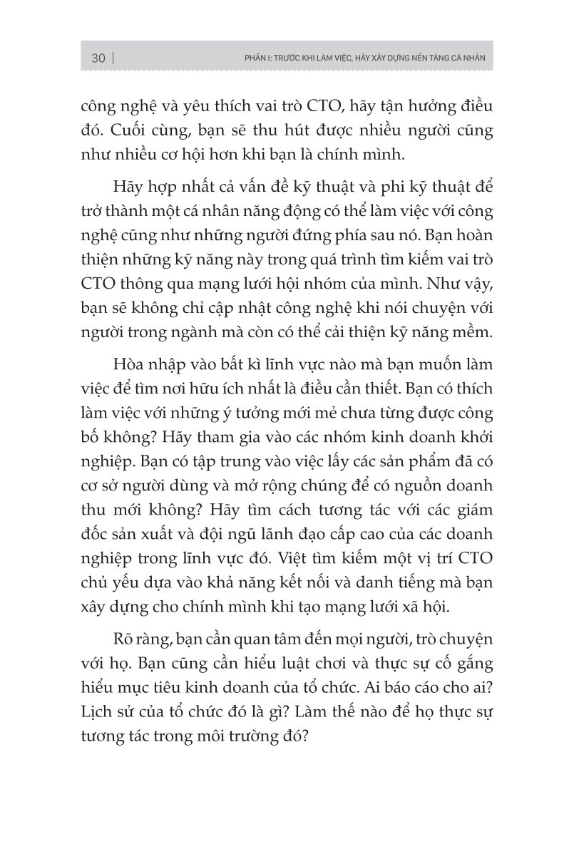 Bản Lĩnh CTO: Kế Hoạch 100 Ngày Trở Thành Giám Đốc Công Nghệ Xuất Sắc