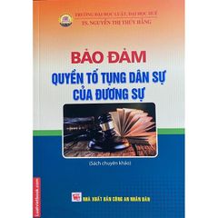 Bảo Đảm Quyền Tố Tụng Dân Sự Của Đương Sự ( Sách Chuyên Khảo)  - TS. Nguyễn Thị Thúy Hằng