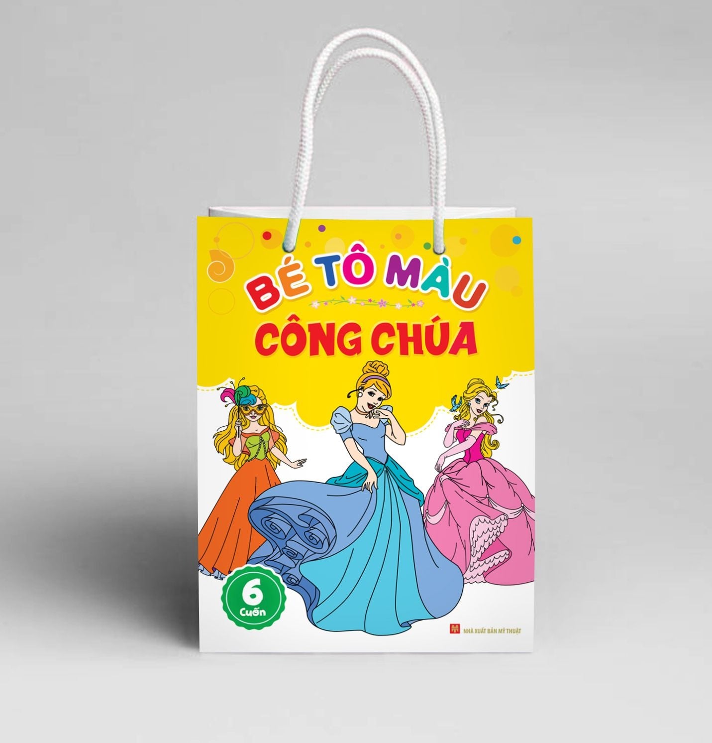 Bé tô màu công chúa (túi 6 cuốn)