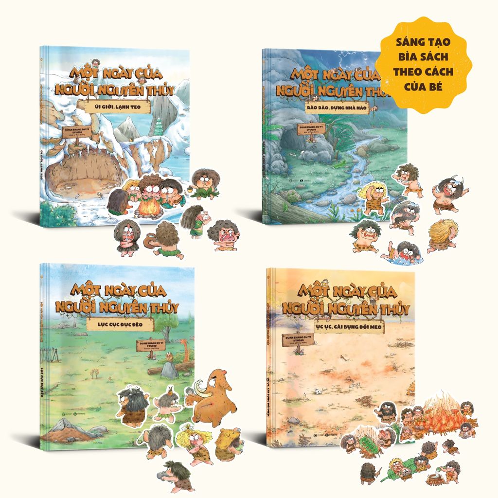 Bộ Sách Một Ngày Của Người Nguyên Thủy (Bộ 4 Cuốn) - Bìa Cứng - Duan Zhang Qu Yi Studio