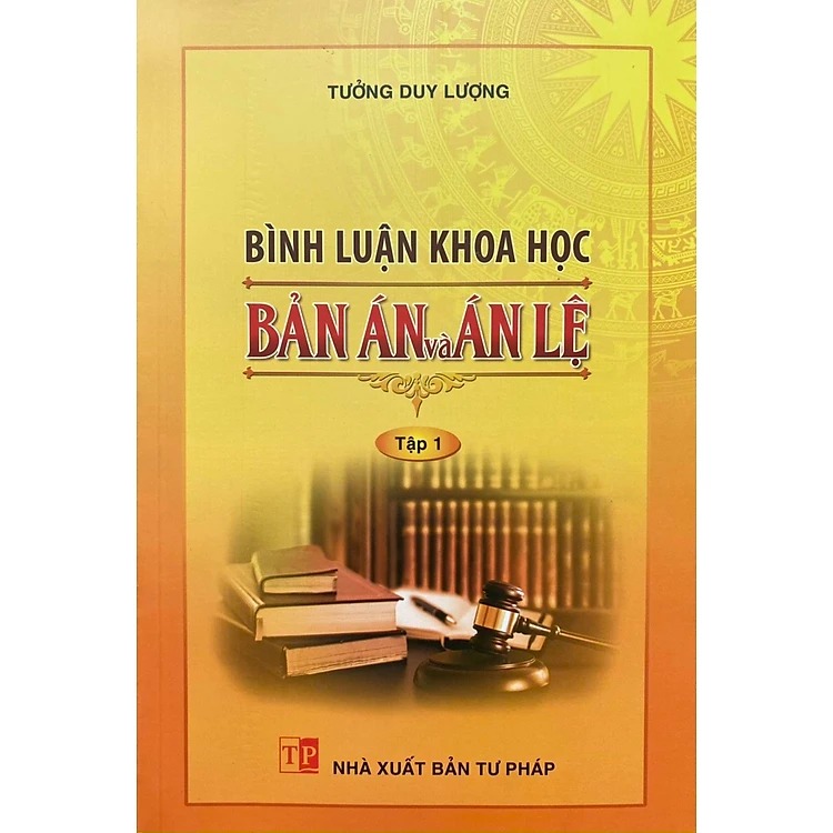 Bình Luận Khoa Học Bản Án Và Án Lệ - Tập 1 - Tưởng Duy Lượng
