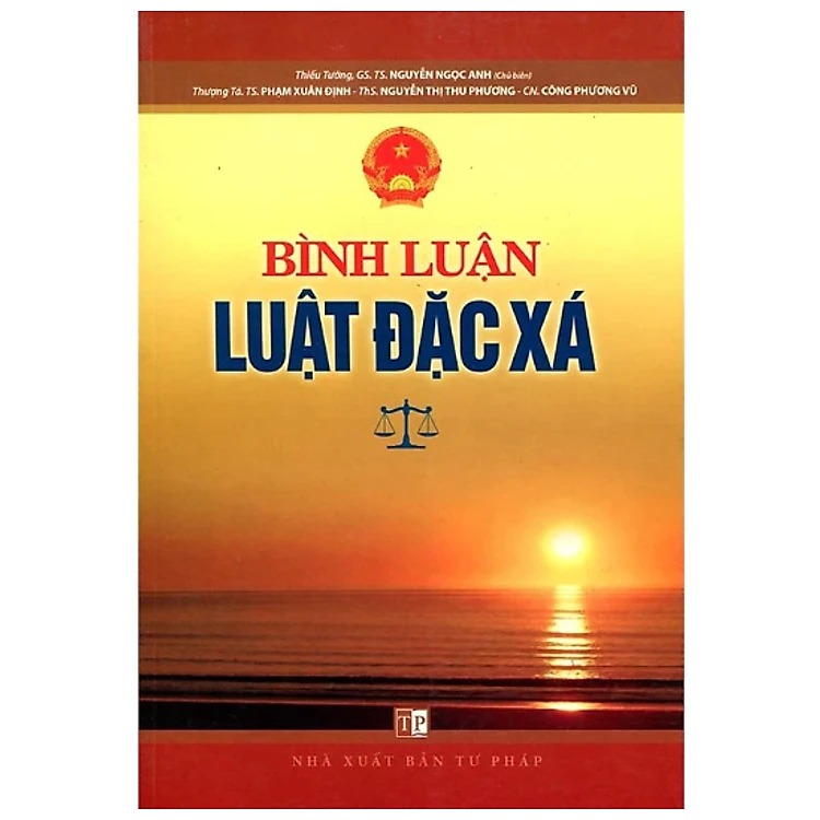 Bình Luận Luật Đặc Xá  - GS.TS Nguyễn Ngọc Anh