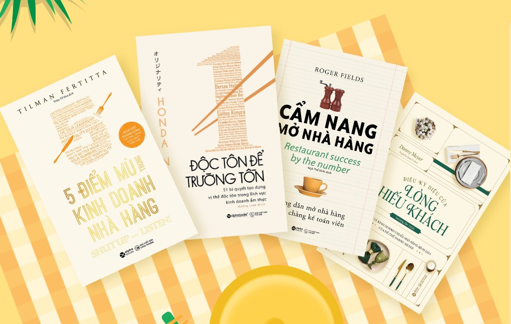 Bộ Sách Kinh Doanh Nhà Hàng (4 cuốn ) - Những Chỉ Dẫn Từ A-Z Cho Việc Mở Nhà Hàng Thành Công