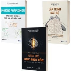 Bộ Sách 3 Quyển: Rèn Luyện Trí Nhớ Học Nhanh Nhớ Lâu (Lập Trình Não Bộ + Huấn Luyện Não Bộ Học Siêu Tốc + Cách Học Nhanh Nhớ Lâu Mọi Kiến Thức)