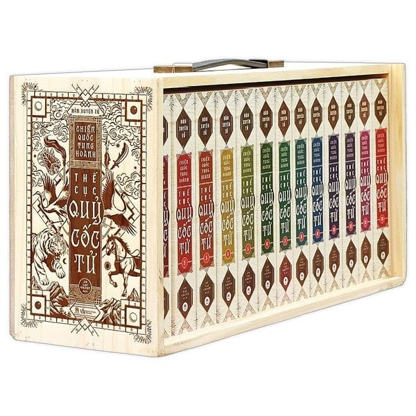 Boxset Chiến Quốc Tung Hoành - Thế Cục Quỷ Cốc Tử - Hộp Gỗ (Bộ 13