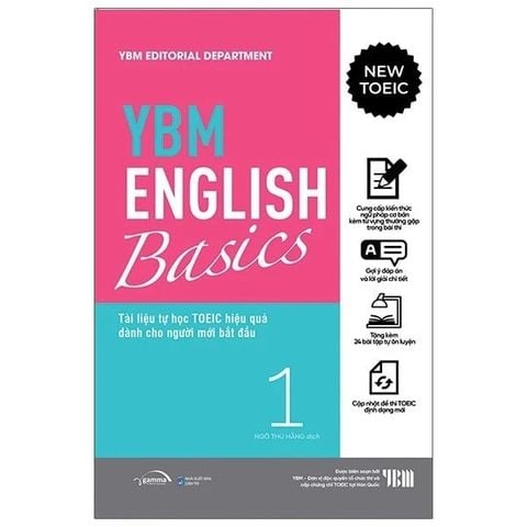  Combo 2 Quyển YBM English Basics ( Tập 1 + 2 ) 