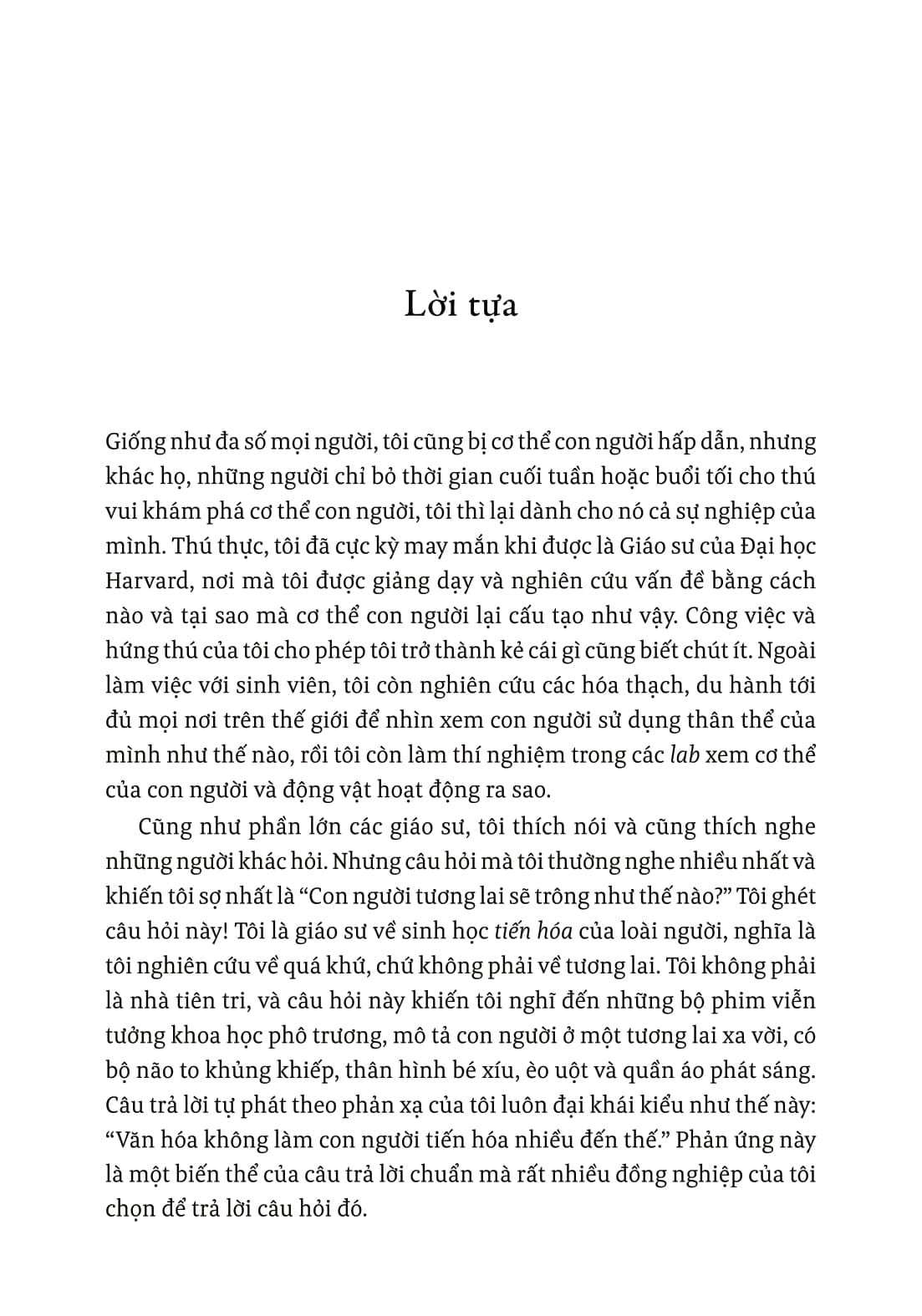 Khoa Học Khám Phá - Câu Chuyện Cơ Thể Con Người: Tiến Hóa, Sức Khỏe Và Bệnh Tật - Daniel E Lieberman