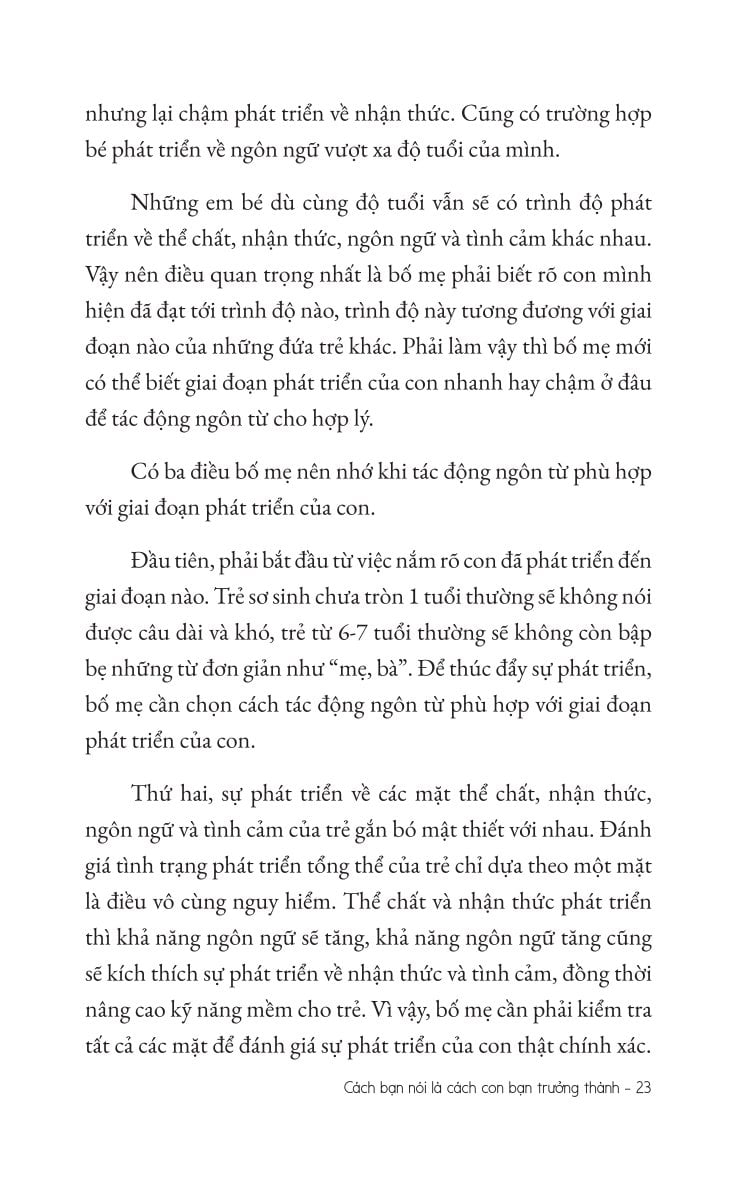 Cách Bạn Nói Là Cách Con Bạn Trưởng Thành: Lời Nói Diệu Kỳ Nuôi Dưỡng Những Đứa Con Ngoan