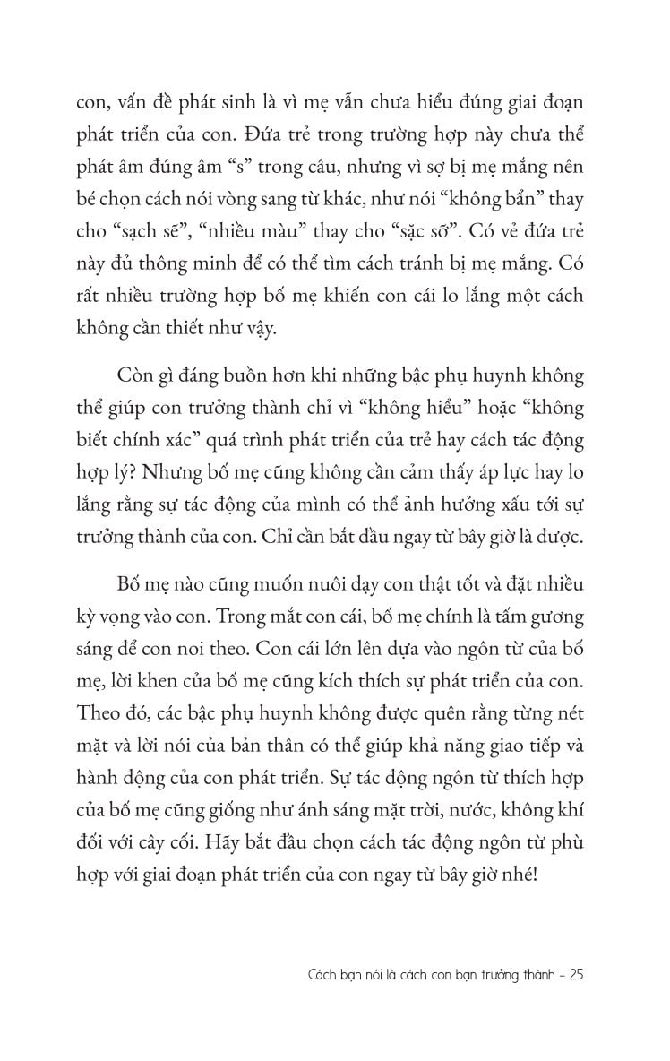 Cách Bạn Nói Là Cách Con Bạn Trưởng Thành: Lời Nói Diệu Kỳ Nuôi Dưỡng Những Đứa Con Ngoan