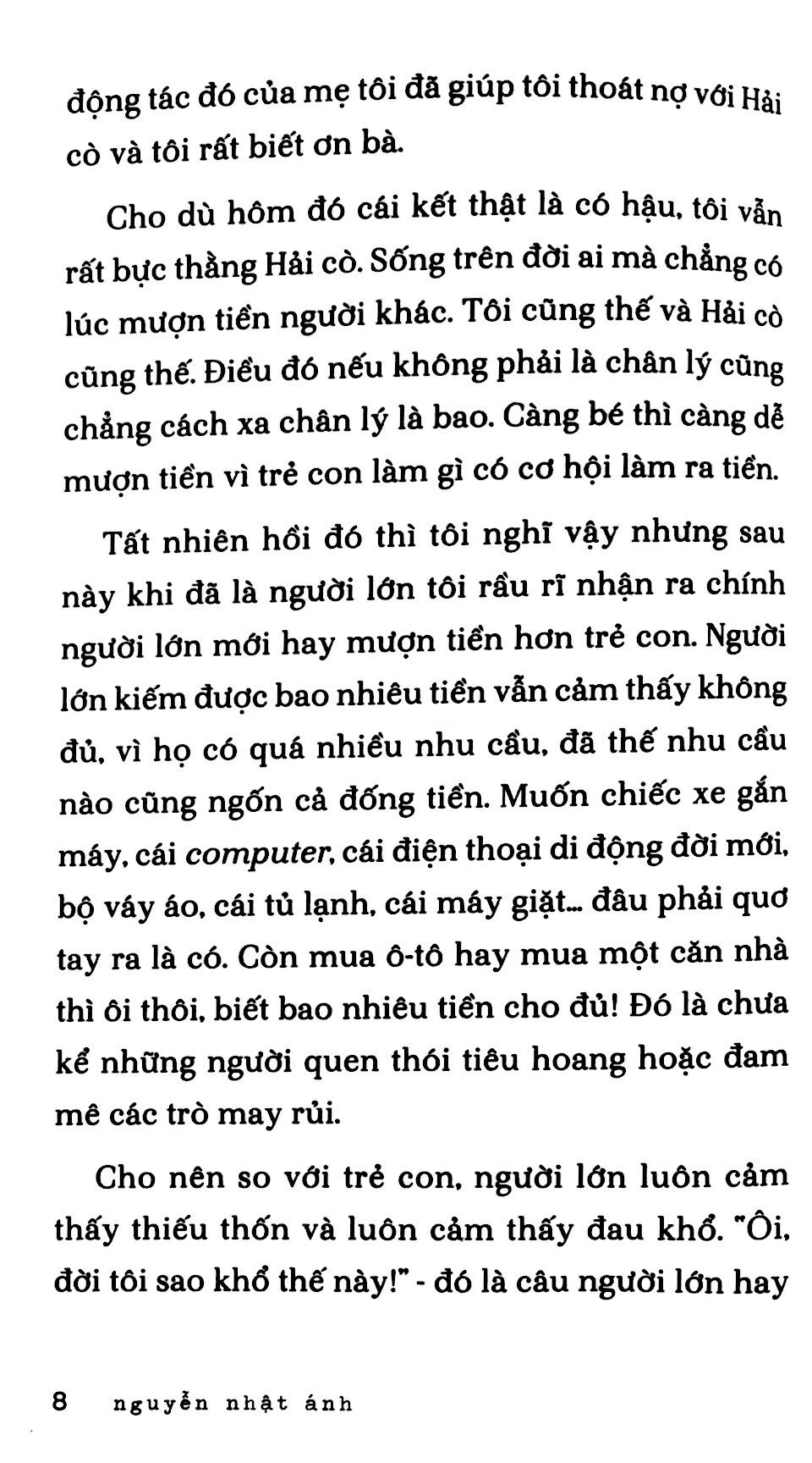 Cảm Ơn Người Lớn - Nguyễn Nhật Ánh