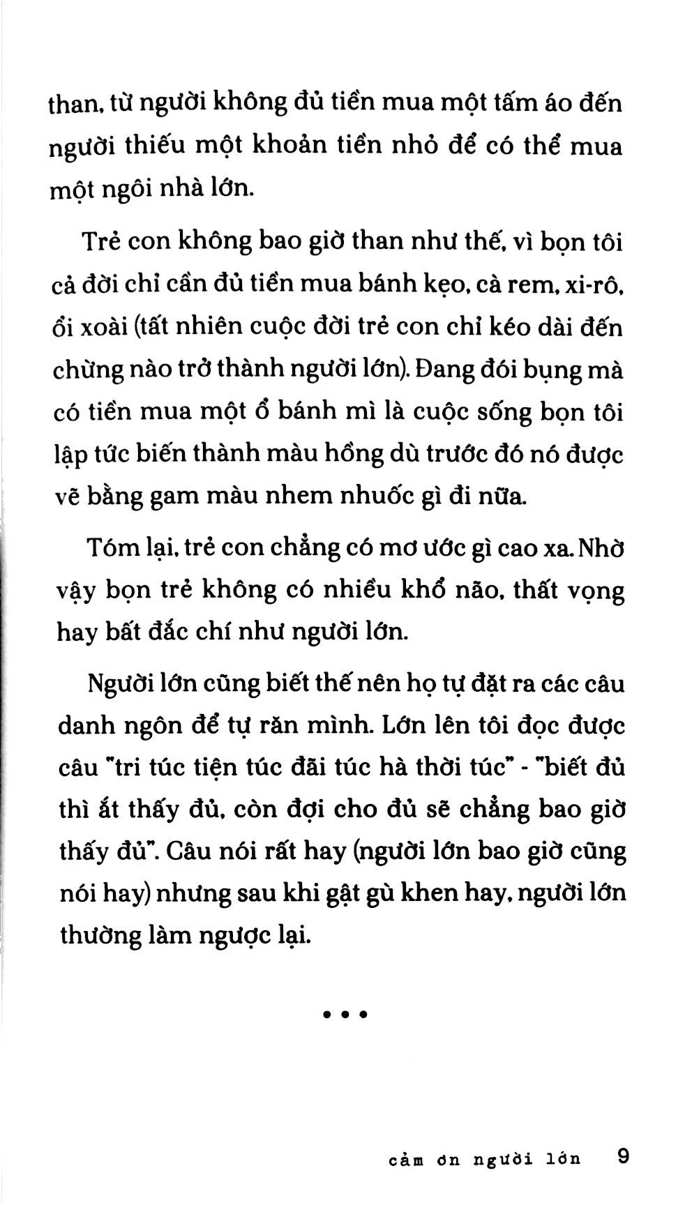 Cảm Ơn Người Lớn - Nguyễn Nhật Ánh