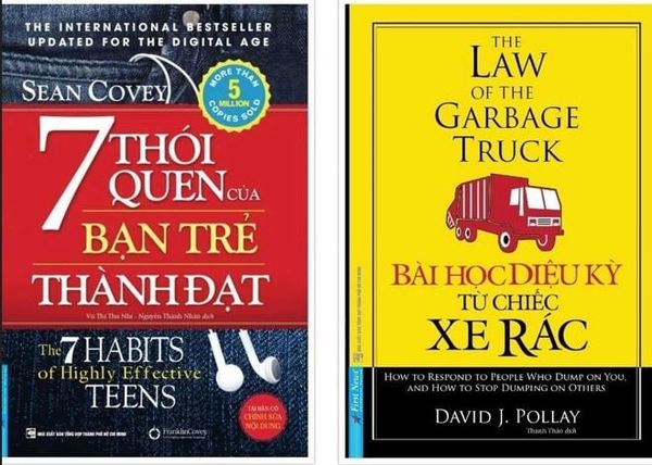  Combo 2 Quyển: 7 Thói Quen Của Bạn Trẻ Thành Đạt + Bài Học Diệu Kỳ Từ Chiếc Xe Rác 