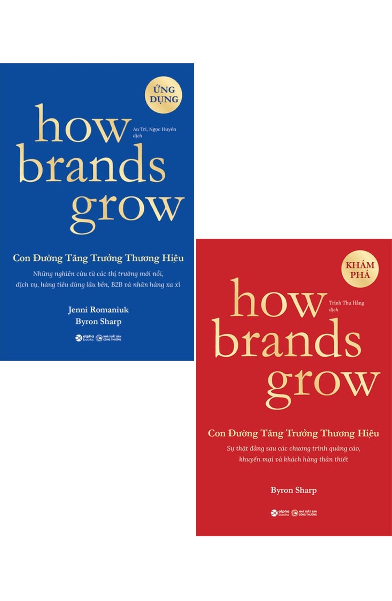 Combo 2 Quyển: How Brands Grow - Con Đường Tăng Trưởng Thương Hiệu - Byron Sharp, Jenni Romaniuk