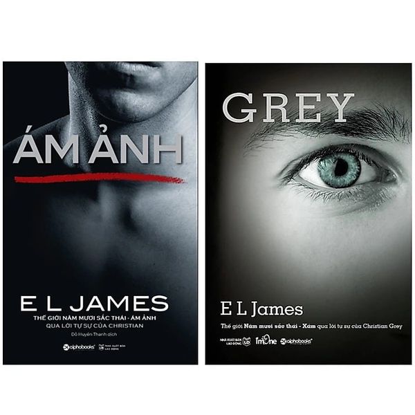  Combo 2 QuyểnTiểu Thuyết Thế Giới 50 Sắc Thái Qua Lời Tự Sự Của Christian Grey: Ám Ảnh + Grey 
