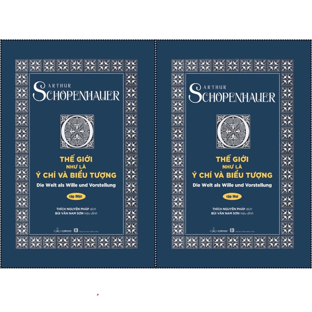 Combo Trọn Bộ 2 Cuốn Thế Giới Như Là Ý Chí và Biểu Tượng - Authur Schopenhauer