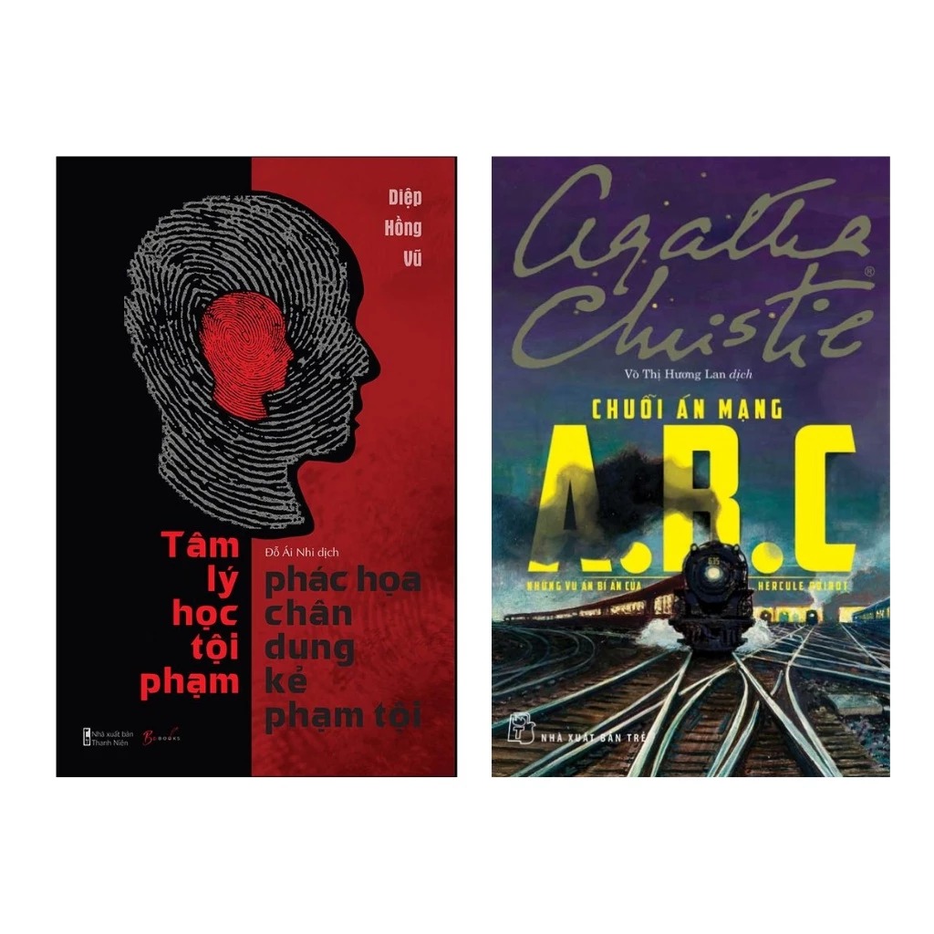 Combo 2 Quyển Chuỗi Án Mạng A.B.C + Tâm Lý Học Phác Họa Chân Dung Kẻ Phạm Tội