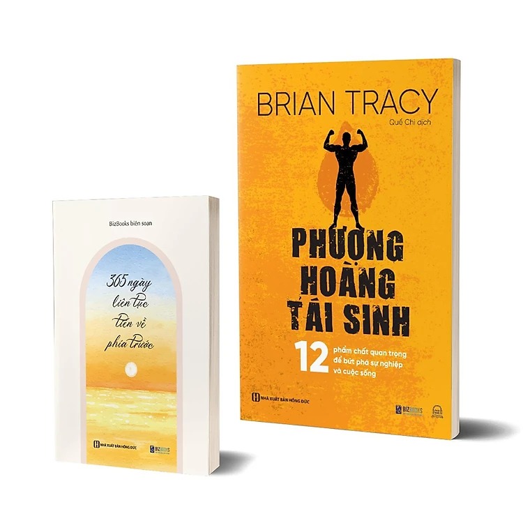 Combo 2 Quyển: Phát Triển Bản Thân Mỗi Ngày (Phượng Hoàng Tái Sinh + 365 Ngày Liên Tục Tiến Về Phía Trước) - Brian Tracy, Bizbooks biên soạn