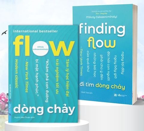  Combo 2 Quyển Flow - Dòng Chảy + Finding Flow - Đi Tìm Dòng Chảy (AZ Việt Nam) 