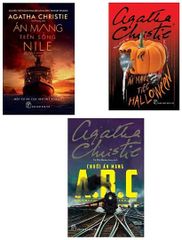 Combo 3 Quyển Của Tác Giả Agatha Christie ( Án Mạng Trên Sông Nile + Chuỗi Án Mạng A.B.C + Án Mạng Tiệc Halloween ) - Agatha Christie