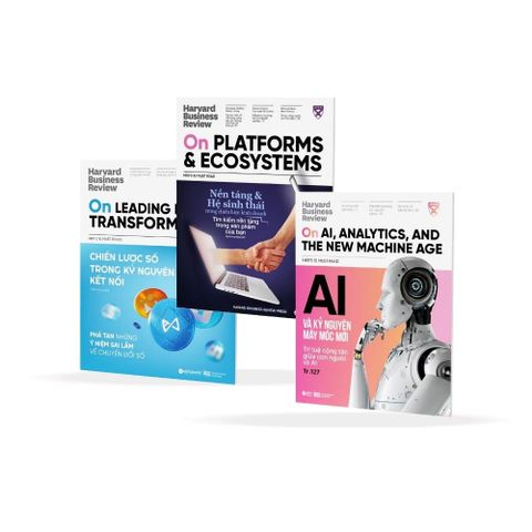  Bộ HBR ON - Tối Ưu Trải Nghiệm Số (Nền Tảng Và Hệ Sinh Thái Trong Chiến Lược Kinh Doanh + Ai Và Kỷ Nguyên Máy Móc Mới + Chiến Lược Số Trong Kỷ Nguyên Kết Nối) 