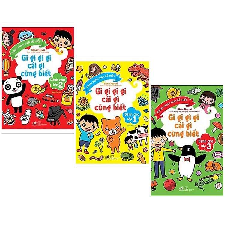 Combo 3 Quyển Kiến Thức Bách Khoa Hữu Ích Dành Cho Bé (Gi Gỉ Gì Gi Cái Gì Cũng Biết Lớp 1 + 2 + 3)