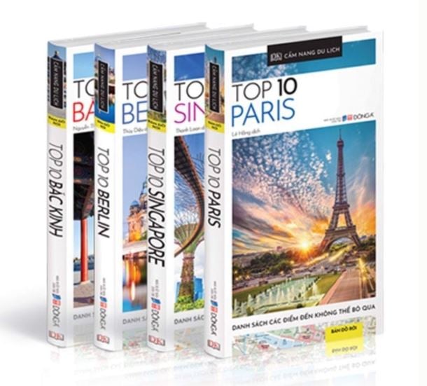 Combo 4 Quyển: Cẩm Nang Du Lịch Top 10 (Singapore + Paris + Berlin + Bắc Kinh) - DK