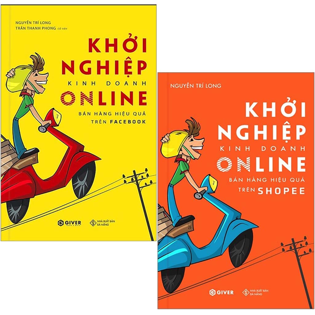 Bộ Sách Khởi Nghiệp Kinh Doanh Online (Bán Hàng Hiệu Quả Trên Shopee + Bán Hàng Hiệu Quả Trên Facebook)