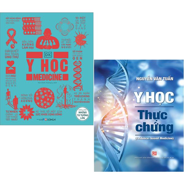  Combo 2 Quyển  Y Học - Khái Lược Những Tư Tưởng Lớn + Y Học Thực Chứng (Evidence - Based Medicine) 