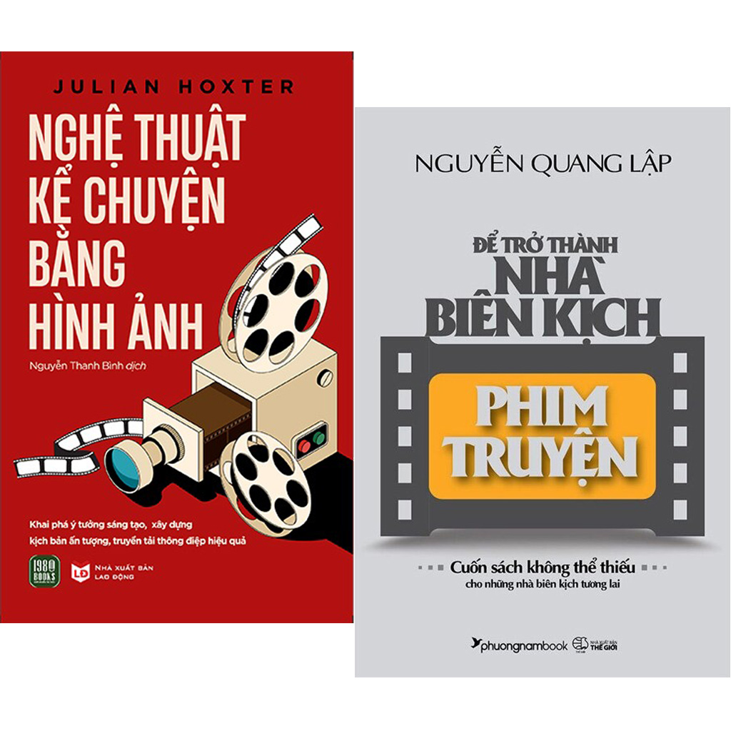 Combo 2 Quyển: Để Trở Thành Nhà Biên Kịch Phim Truyện + Nghệ Thuật Kể Chuyển Bằng Hình Ảnh