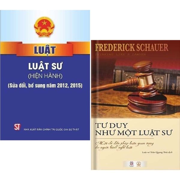  Combo 2 Quyển Tư Duy Như Một Luật Sư + Luật Luật Sư (Hiện Hành) 
