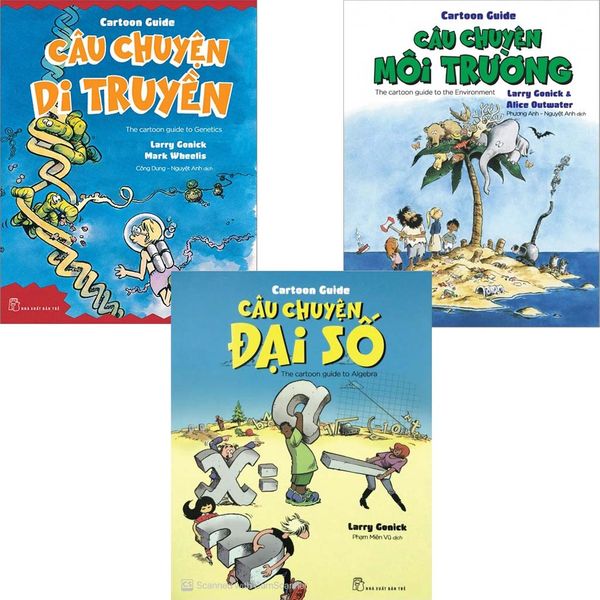  Combo 3 Quyển Cartoon Guide ( Câu Chuyện Đại Số + Câu Chuyện Di Truyền + Câu Chuyện Môi Trường ) - Nhiều Tác Giả 