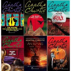 Combo 6 Quyển Của Tác Giả Agatha Christie Về Án Mạng ( Đêm Giáng Sinh + Ở Nhà Mục Vụ + Tiệc Halloween + Trên Sân Golf + Trên Sông Nile  + Trên Chuyến Tàu Tốc Hành Phương Đông ) - Agatha Christie