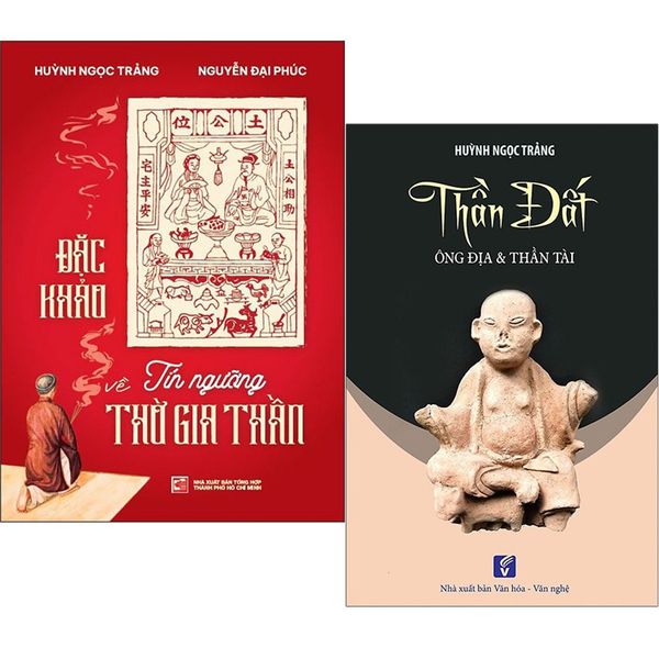  Combo 2 Quyển Đặc Khảo Về Tín Ngưỡng Thờ Gia Thần + Thần Đất - Ông Địa & Thần Tài 
