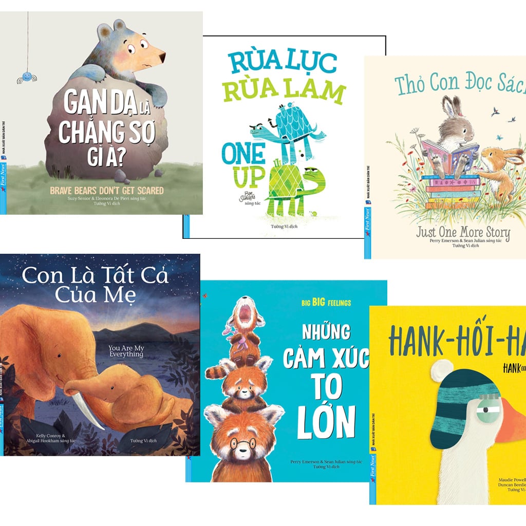 Combo Sách Thiếu Nhi: Kỹ Năng Làm Chủ Cảm Xúc (6 cuốn) - Little Tiger Group