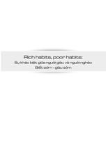 Rich Habits Poor Habits - Sự Khác Biệt Giữa Người Giàu Và Người Nghèo