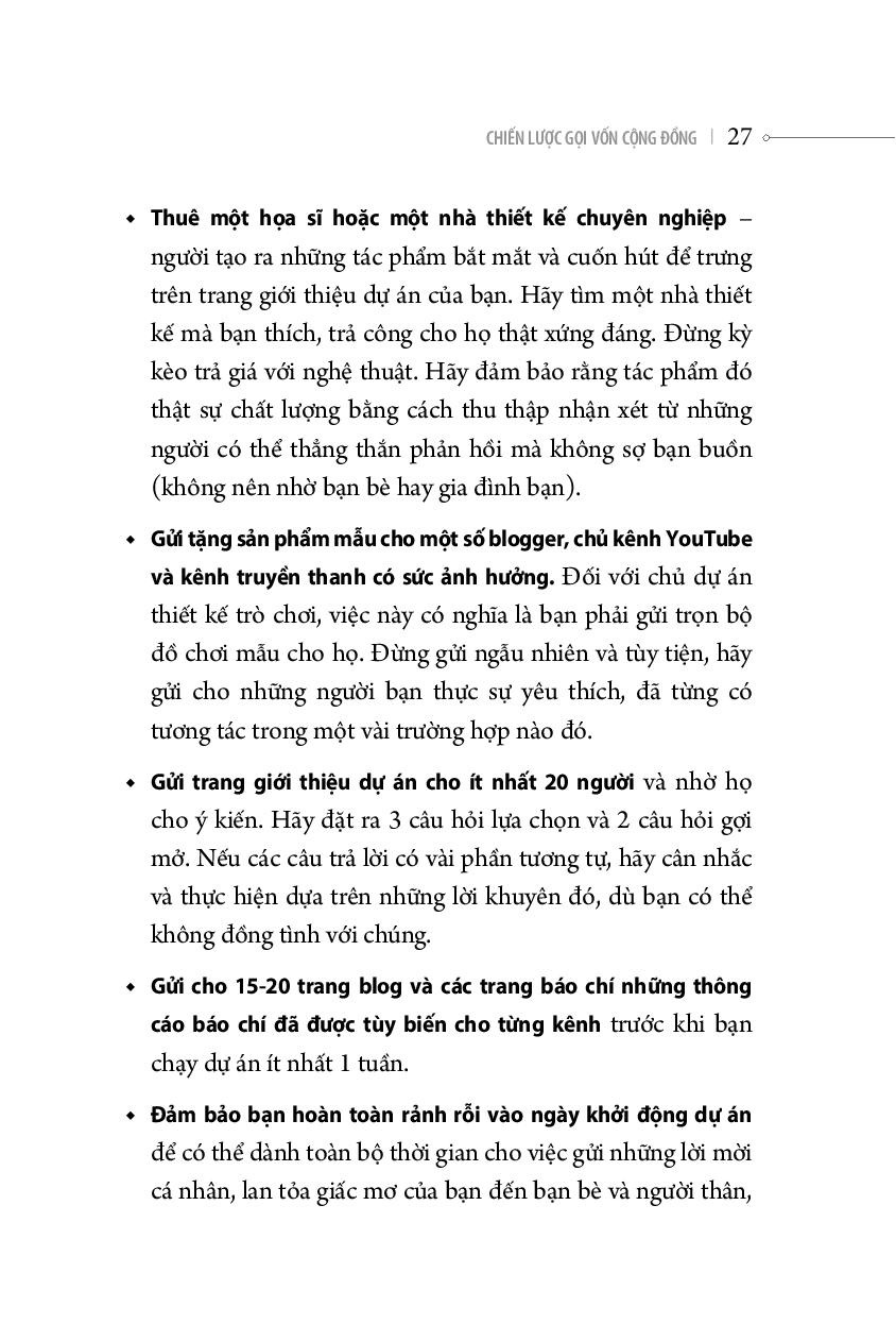 Chiến Lược Gọi Vốn Cộng Đồng - Jamey Stegmaier