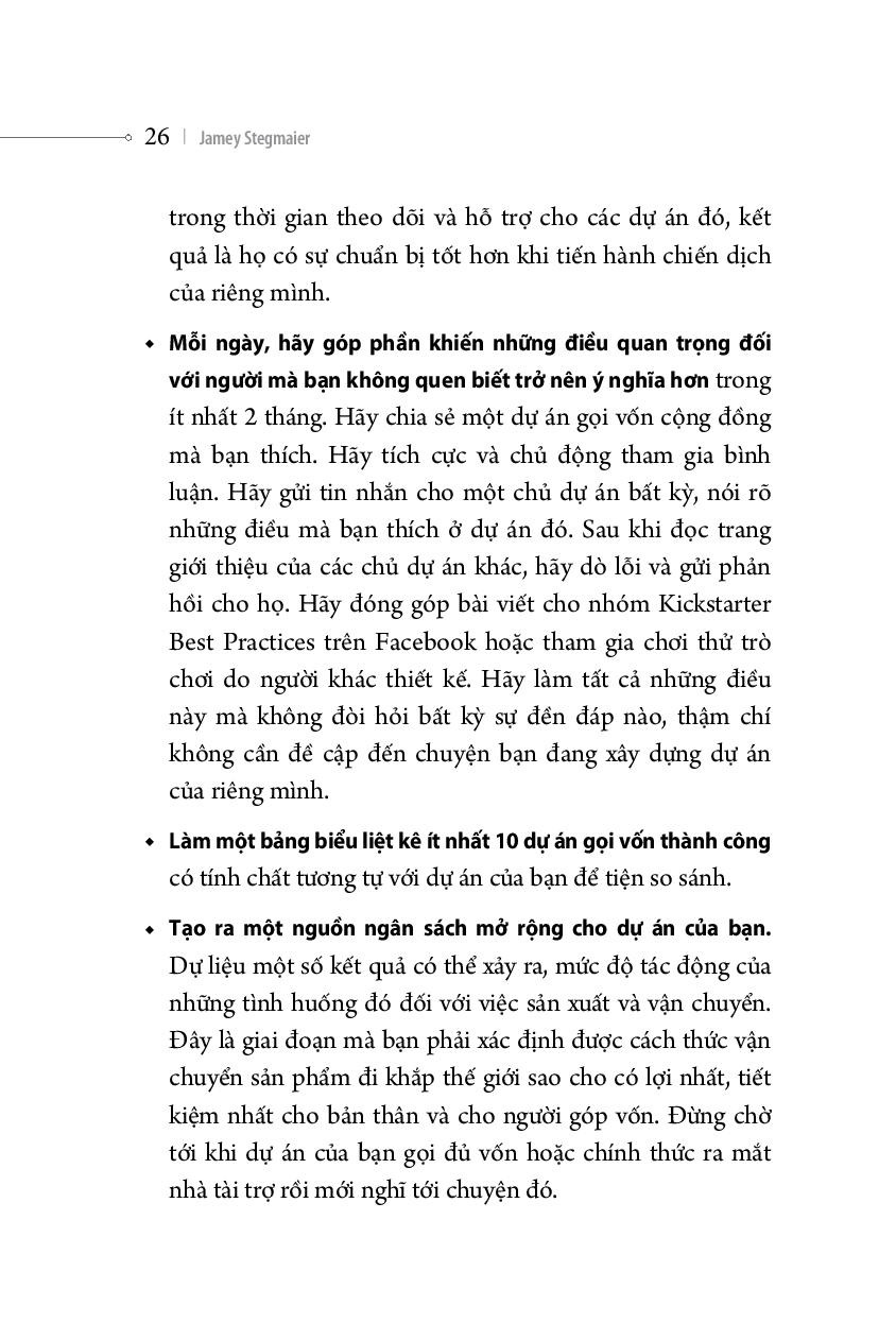 Chiến Lược Gọi Vốn Cộng Đồng - Jamey Stegmaier