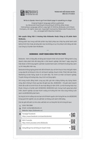  Chuẩn Bị Bài Nói Chuyện Từ Trang Giấy Trắng - Mike Acker 