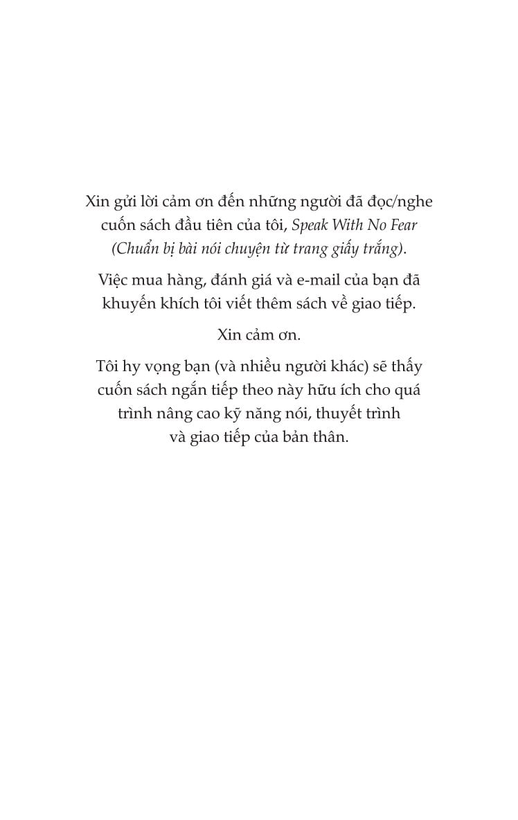 Chuẩn Bị Bài Nói Chuyện Từ Trang Giấy Trắng - Mike Acker