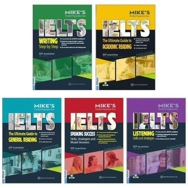 Combo Sách Mike's The Best Preparation Ever IELTS (Bộ 5 Cuốn) - Mike Wattie, Phil Biggerton