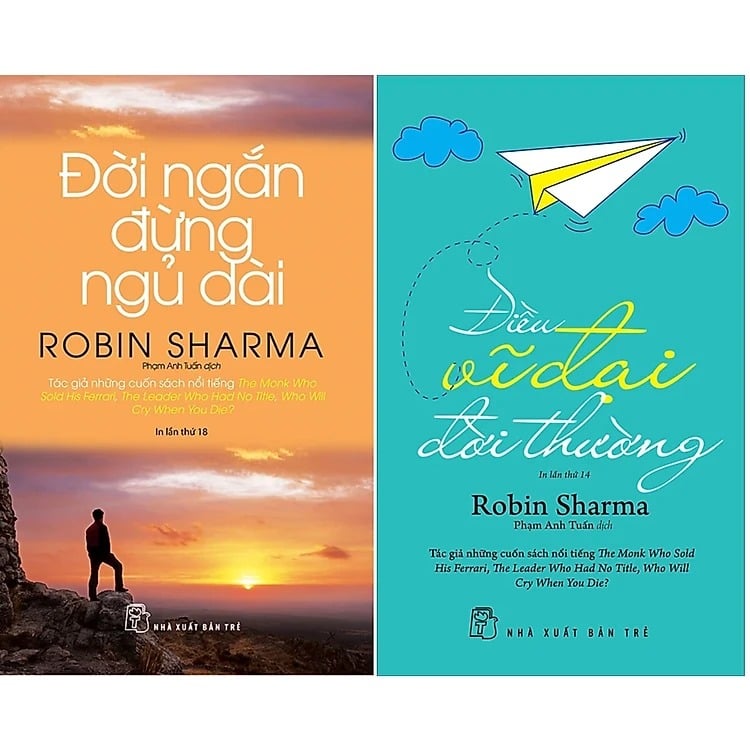 Combo 2 Quyển Của Robin Sharma ( Điều Vĩ Đại Đời Thường + Đời Ngắn Đừng Ngủ Dài ) - Robin Sharma
