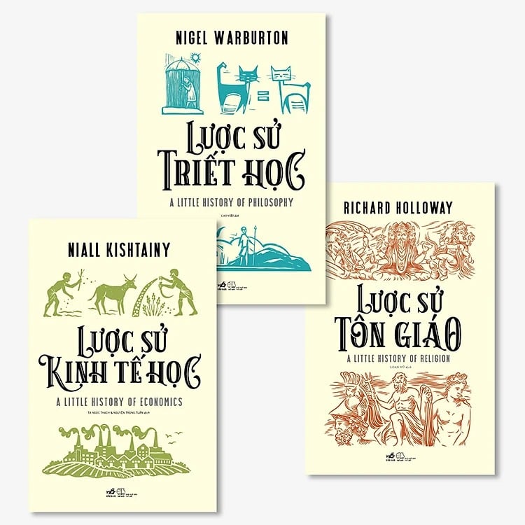 Combo 3 Quyển Lược Sử (Tôn Giáo + Triết Học + Kinh Tế Học)