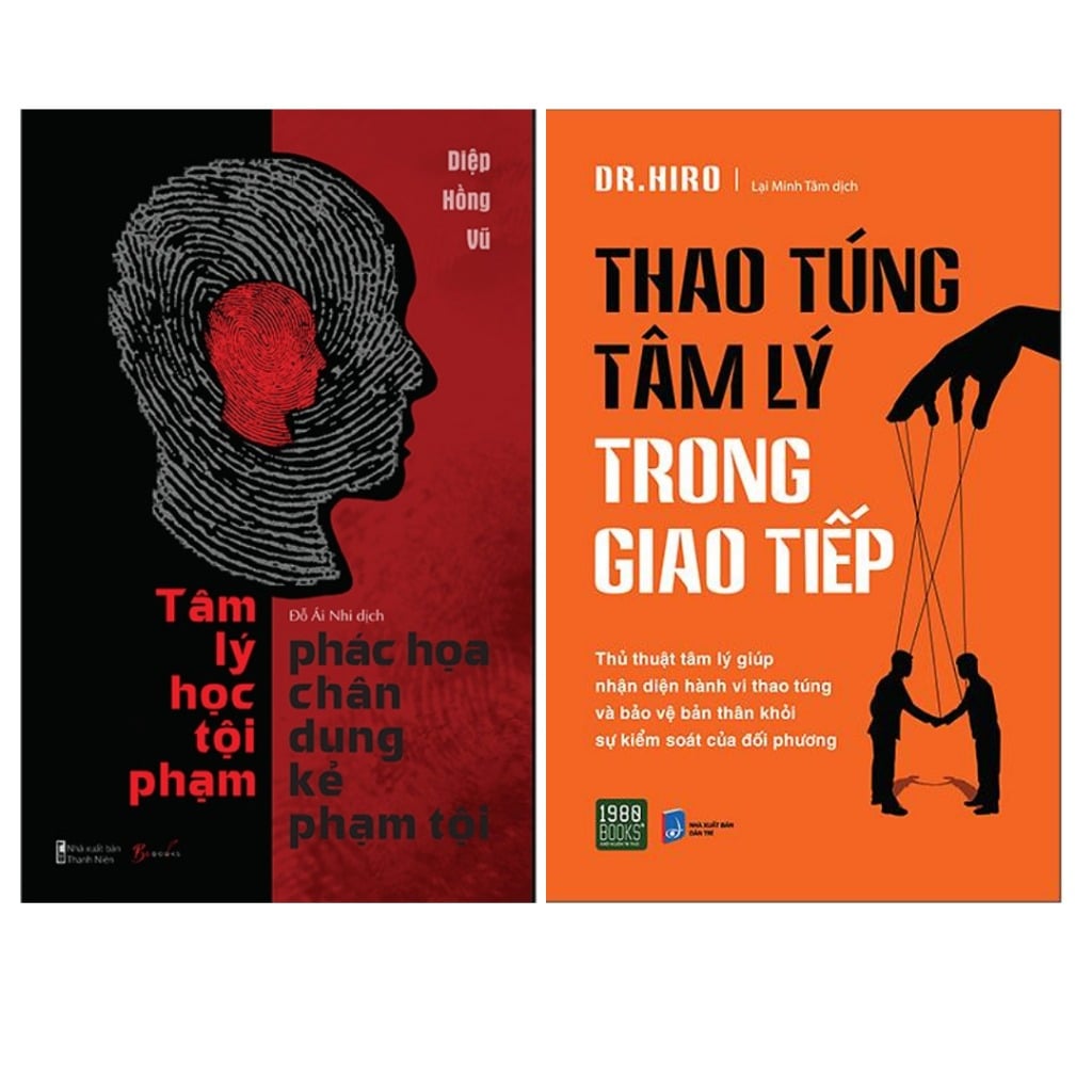 Combo 2 Quyển: Thao Túng Tâm Lý Trong Giao Tiếp + Tâm Lý Học – Phác Họa Chân Dung Kẻ Phạm Tội