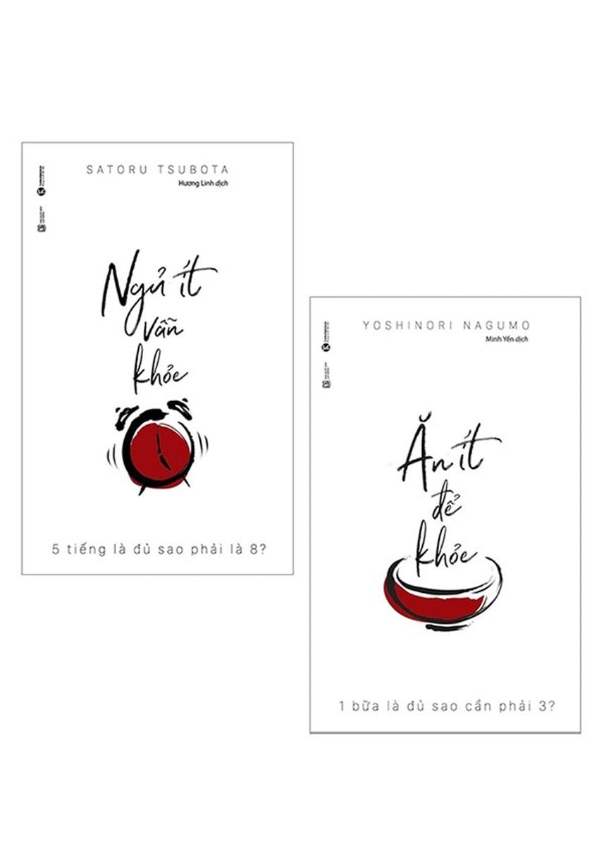Combo 2 Quyển Ăn Ít Để Khỏe + Ngủ Ít Vẫn Khỏe - Yoshinori Nagumo, Tsubota Satoru