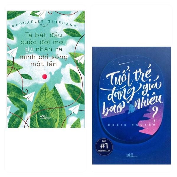  Combo 2 Quyển Tuổi Trẻ Đáng Giá Bao Nhiêu + Ta Bắt Đầu Cuộc Đời Mới, Khi Nhận Ra Mình Chỉ Sống Một Lần 