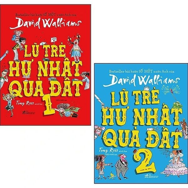  Combo 2 Quyển Lũ Trẻ Hư Nhất Quả Đất (Tập 1 + 2) - David Walliams 